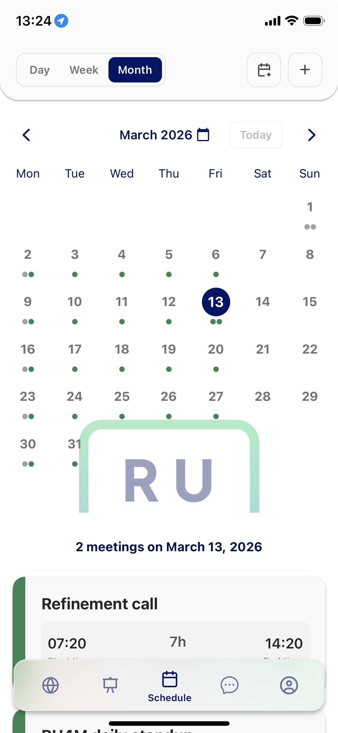 app calendar